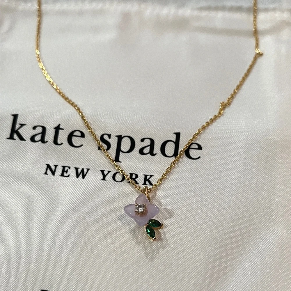 kate spade Bursting Blooms Pendant Necklace/NWT